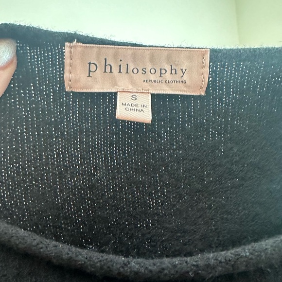 Philosophy Star Pattern Long Sleeve Pullover Sweater - Picture 8 of 8